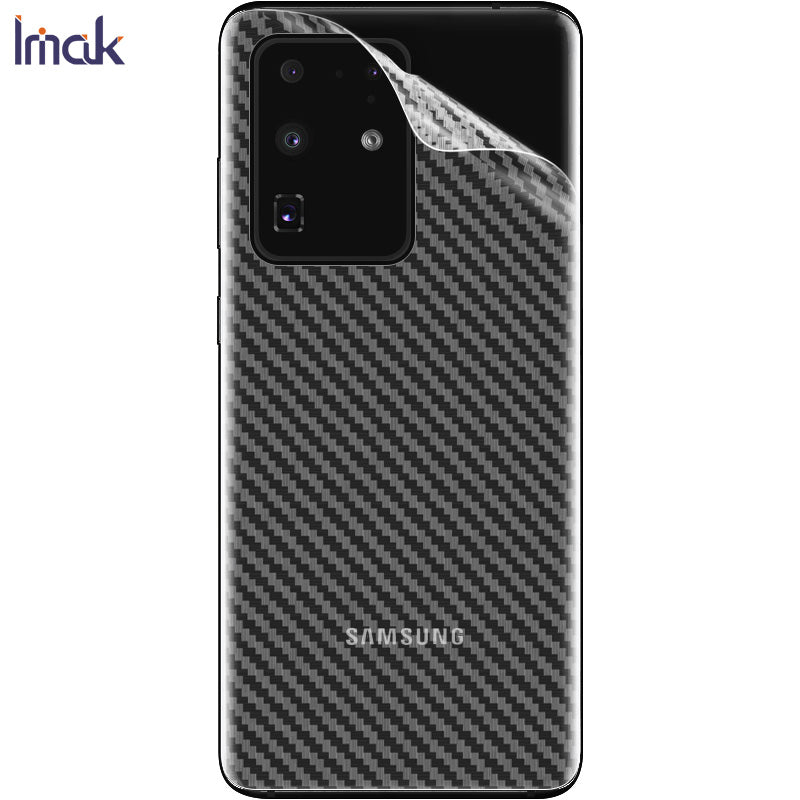 IMAK Soft PVC Carbon Fiber Texture Beskyttelsesfilm til Samsung Galaxy S20 Ultra IMAK Soft PVC Carbon Fiber Texture Beskyttelsesfilm til Samsung Galaxy S20 Ultra